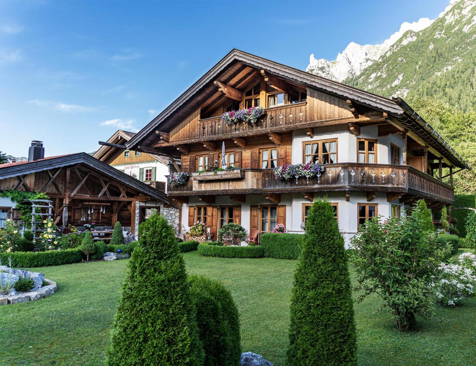Ferienhaus Alpenblick ミッテンヴァルト エクステリア 写真